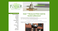 Desktop Screenshot of hotelpoetter.de